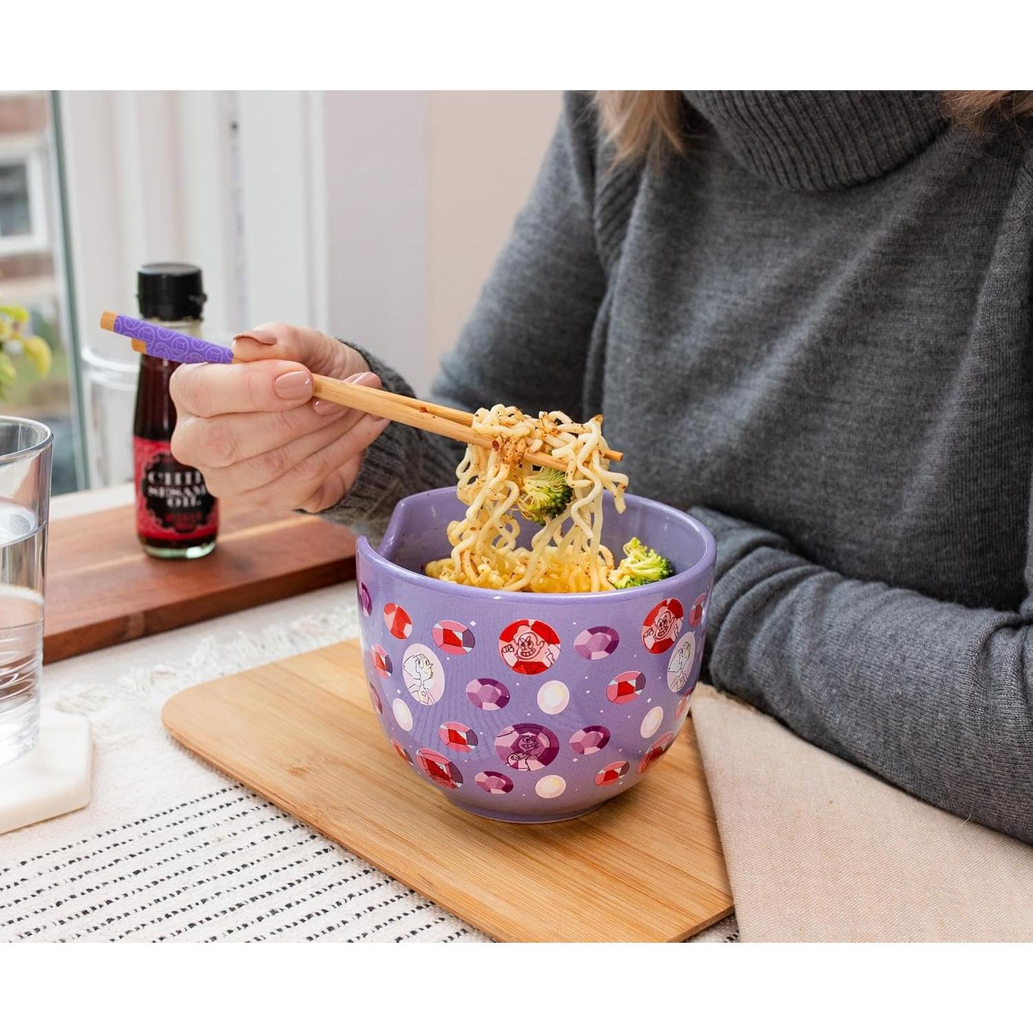 Juego de Vajilla Ramen Cerámica Silver Buffalo 20 Oz