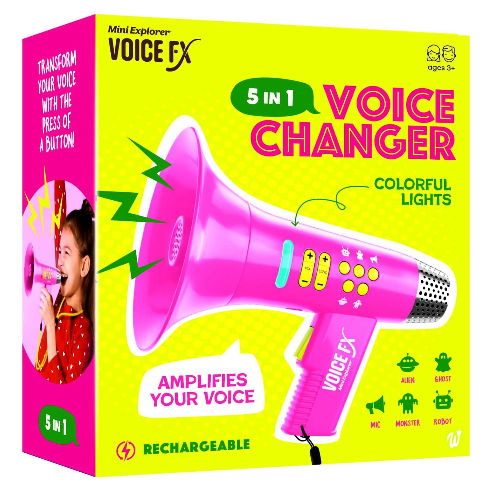 Mini Explorador Cambiador de Voz para Niñas - Juguete 3+ Años