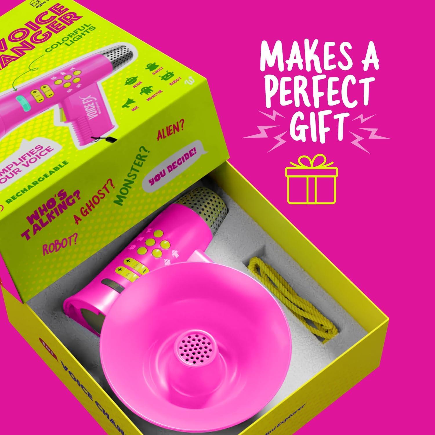 Mini Explorador Cambiador de Voz para Niñas - Juguete 3+ Años