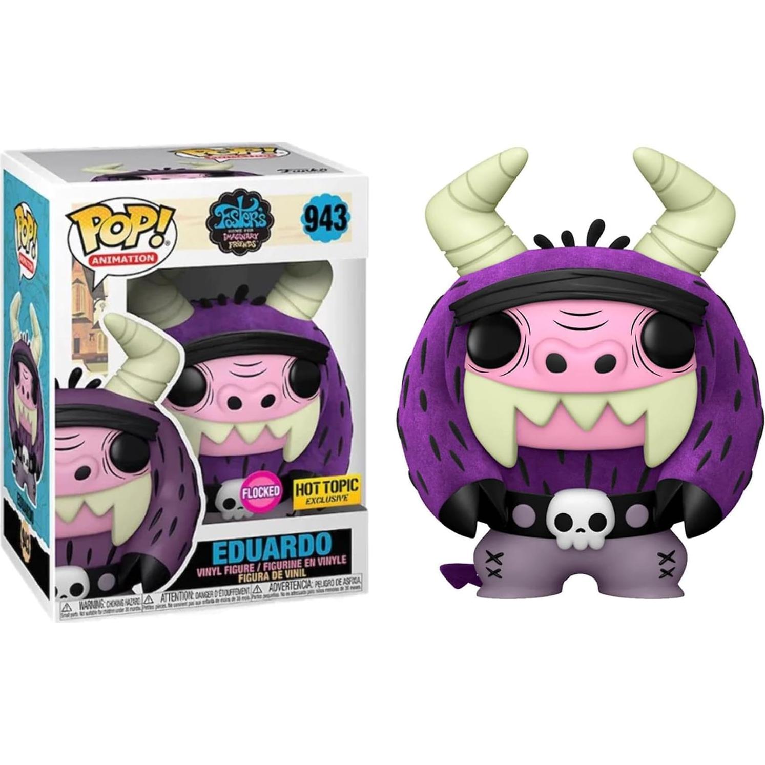 Figura de Vinilo Funko POP Eduardo Flocked Casa de los Amigos
