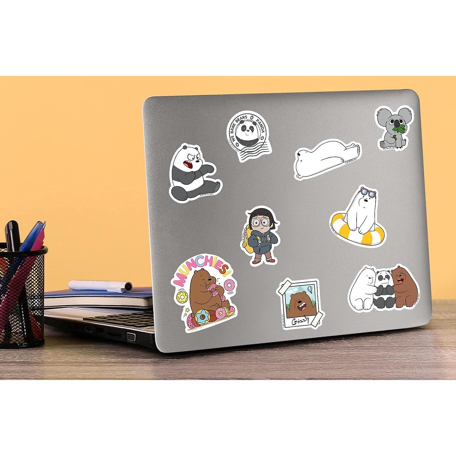 Paquete de 50 Pegatinas Troqueladas We Bare Bears - Vinilo