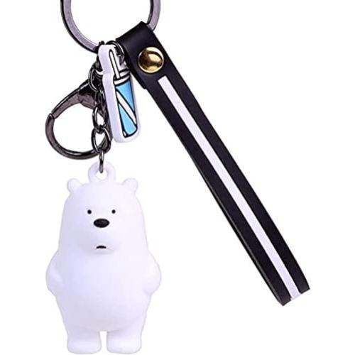 Llavero 3D Oso Lindos PVC Ecológico 5.7x3.4 cm