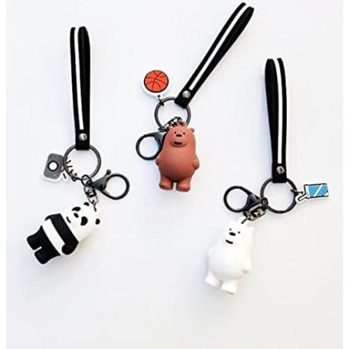 Llavero 3D Oso Lindos PVC Ecológico 5.7x3.4 cm