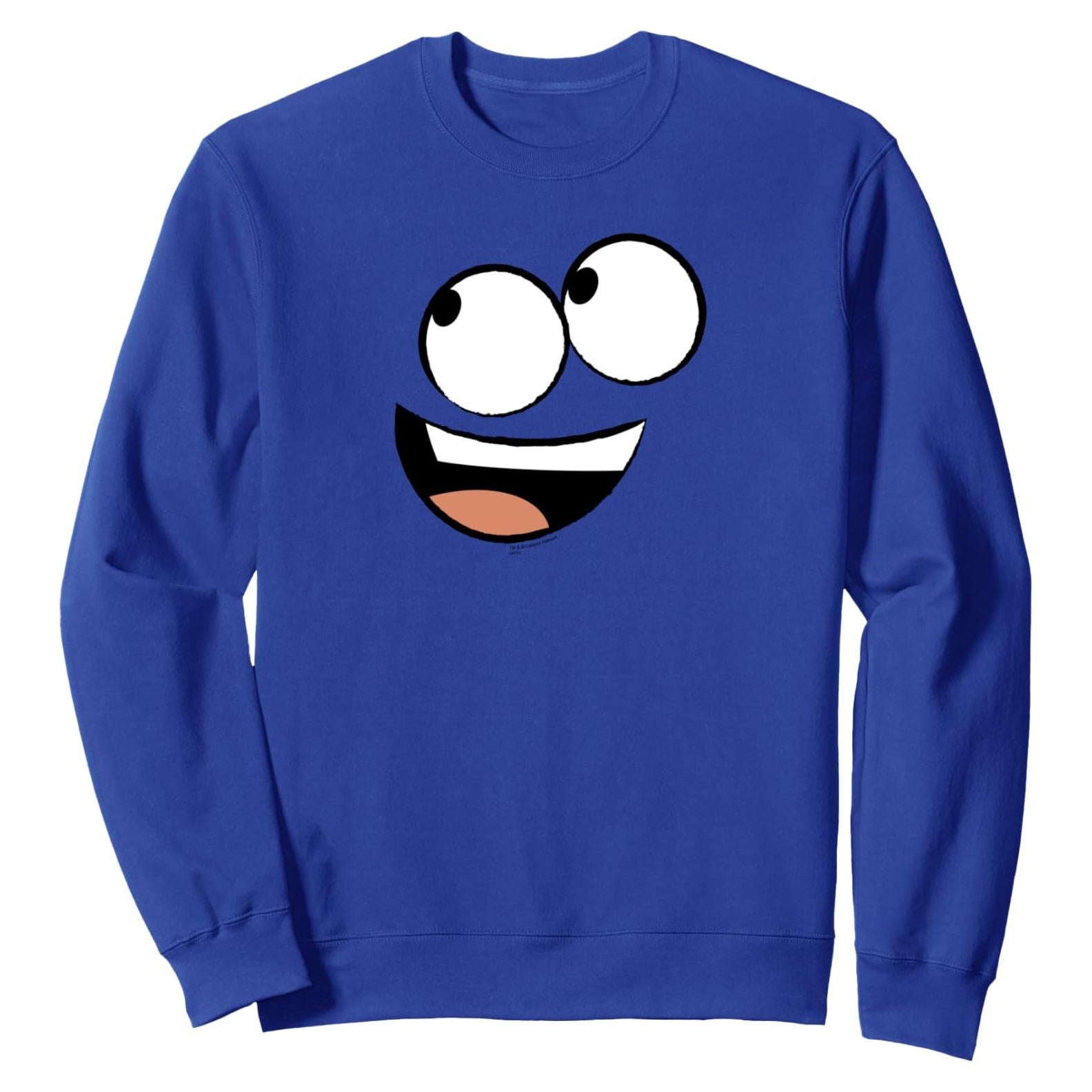 Sudadera Unisex Adulto Cartoon Network Foster Cara Azul
