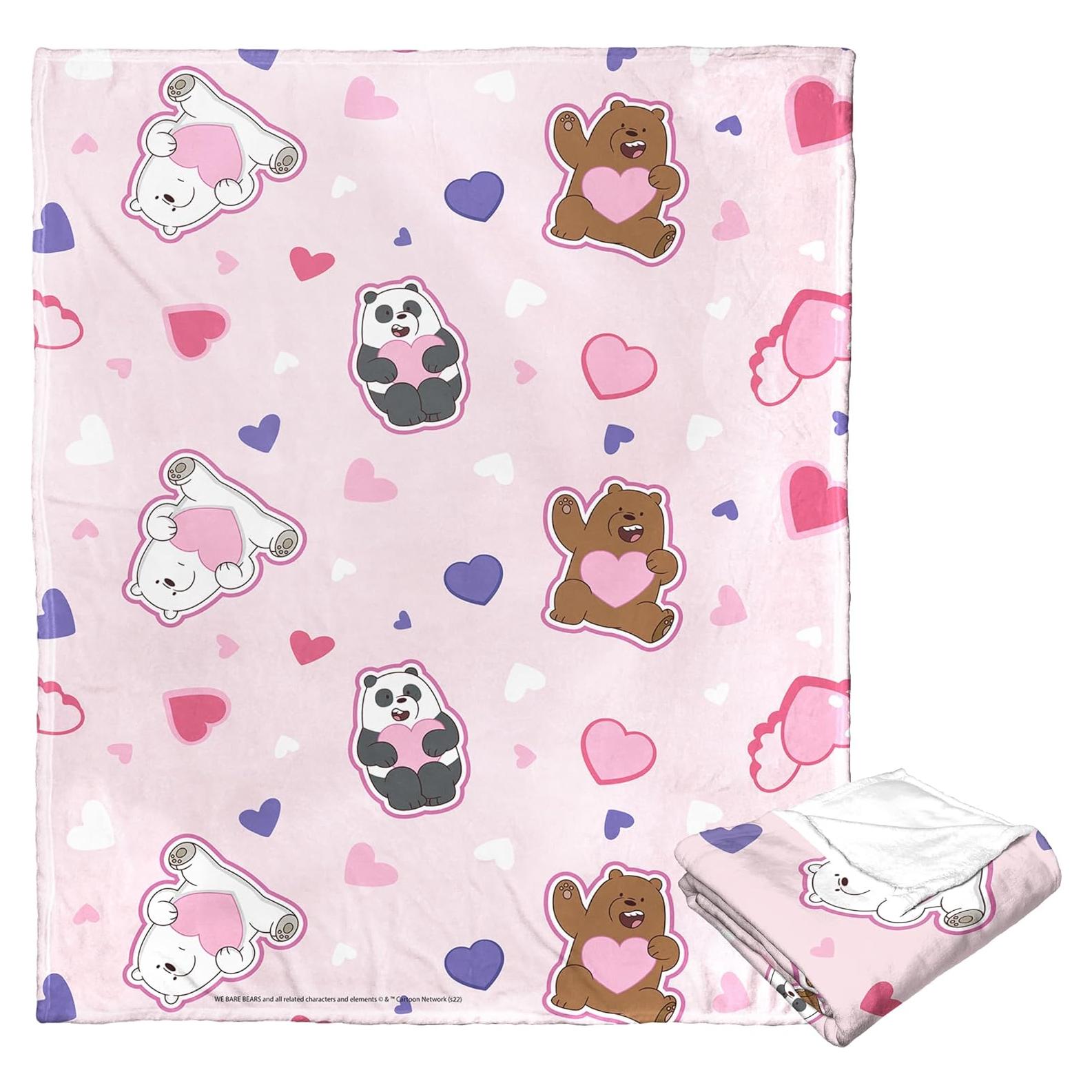 Manta de Toque de Seda Northwest We Bare Bears 127x152 cm