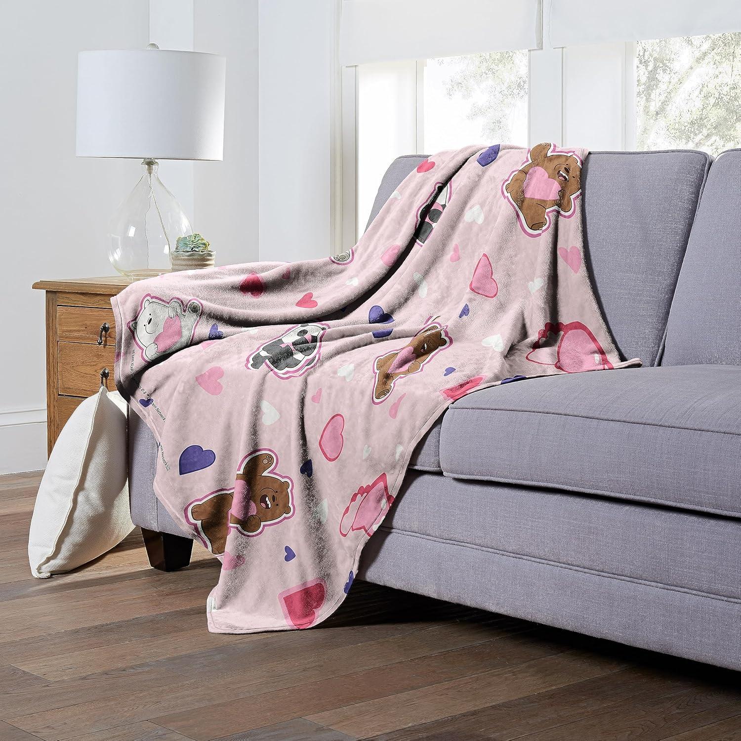 Manta de Toque de Seda Northwest We Bare Bears 127x152 cm