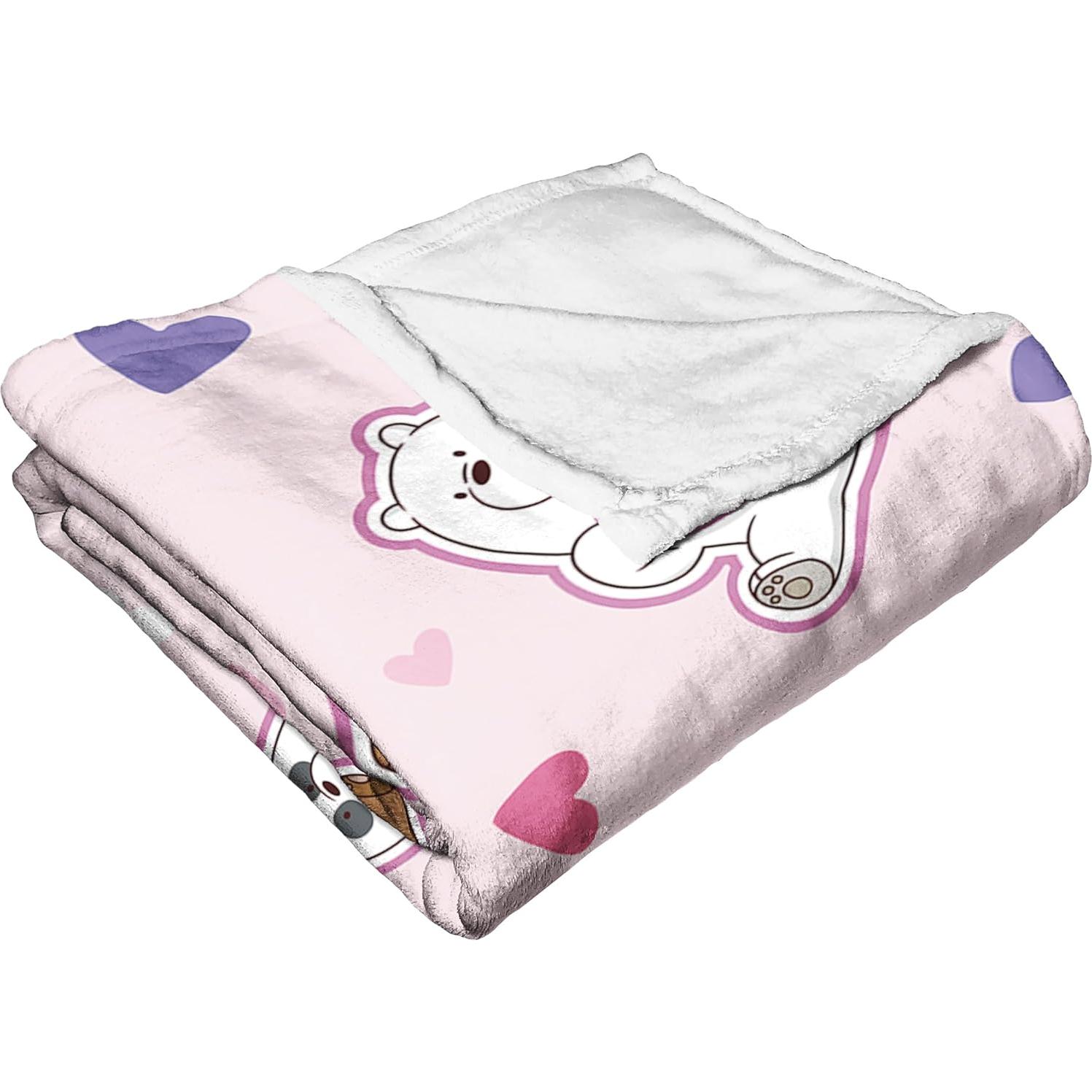 Manta de Toque de Seda Northwest We Bare Bears 127x152 cm