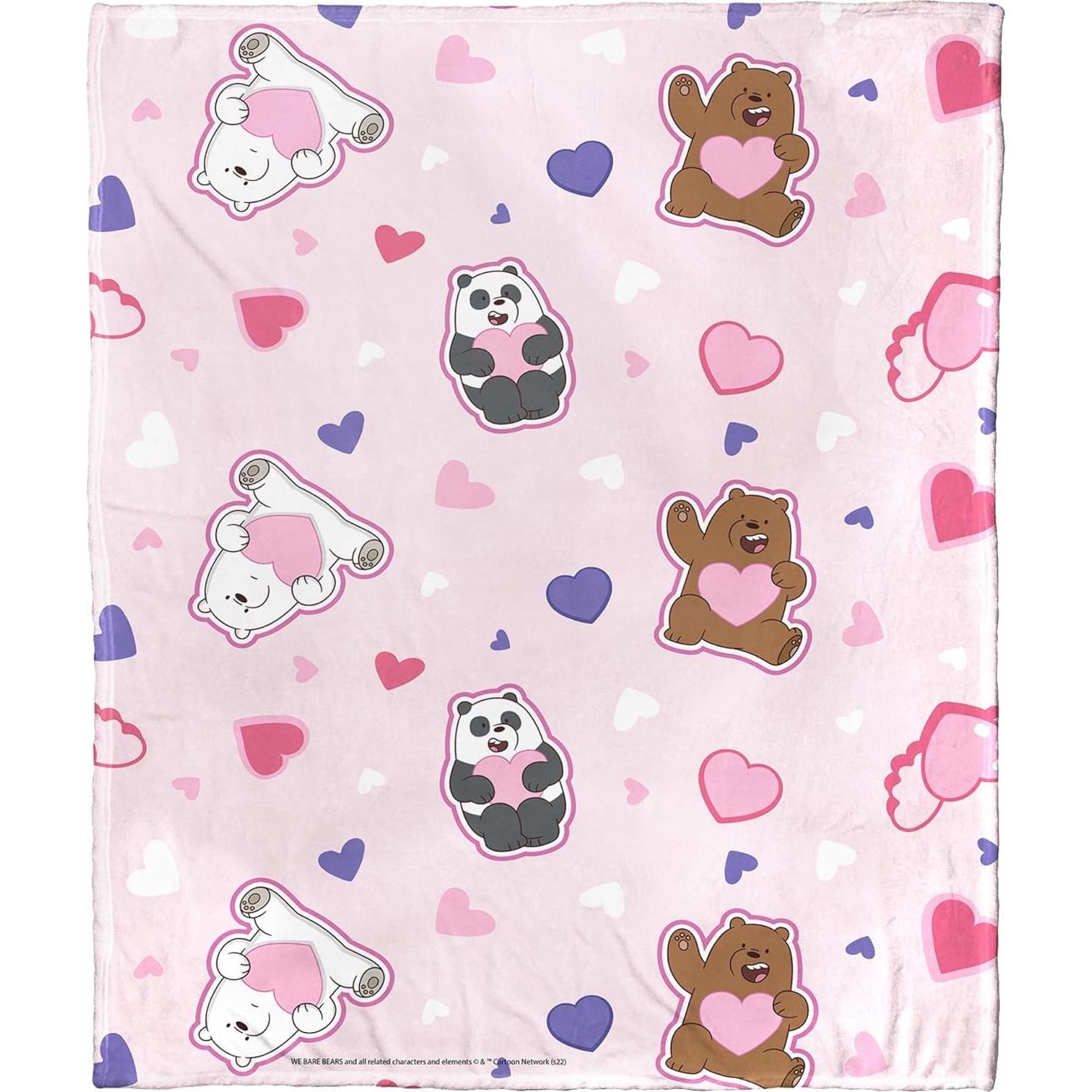 Manta de Toque de Seda Northwest We Bare Bears 127x152 cm