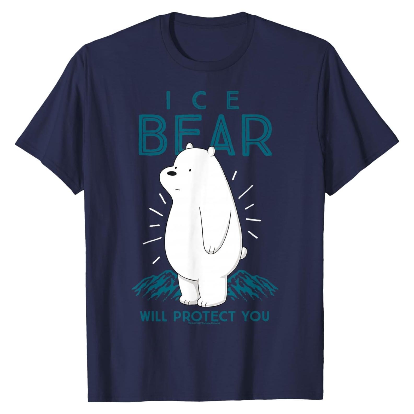 Camiseta Gráfica We Bare Bears Ice Bear Hombre - Cartoon Network
