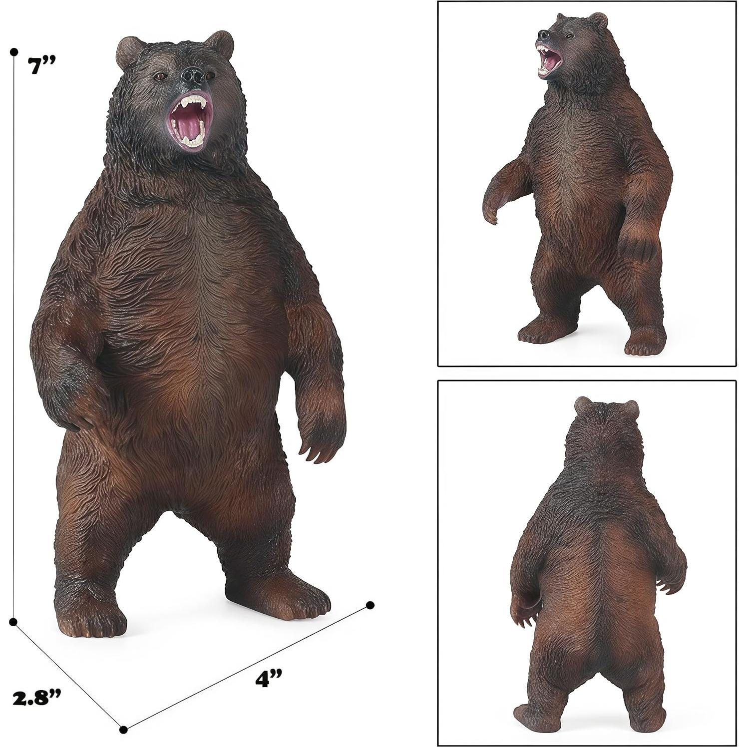 Figura de Oso Grizzly Grande Gemini&Genius 15.2x12.7 cm