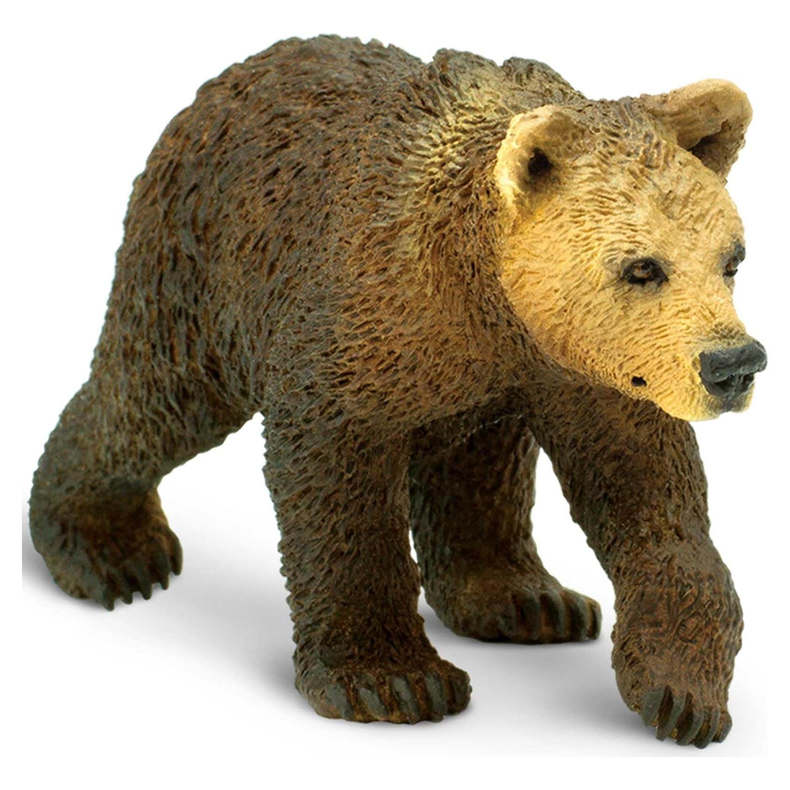 Figurita Cachorro Oso Grizzly Safari Ltd. 7.62 cm Plástico