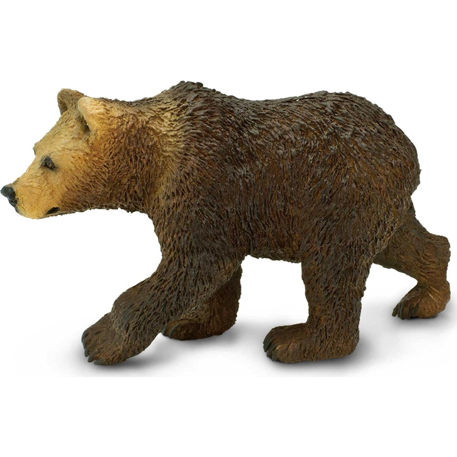 Figurita Cachorro Oso Grizzly Safari Ltd. 7.62 cm Plástico