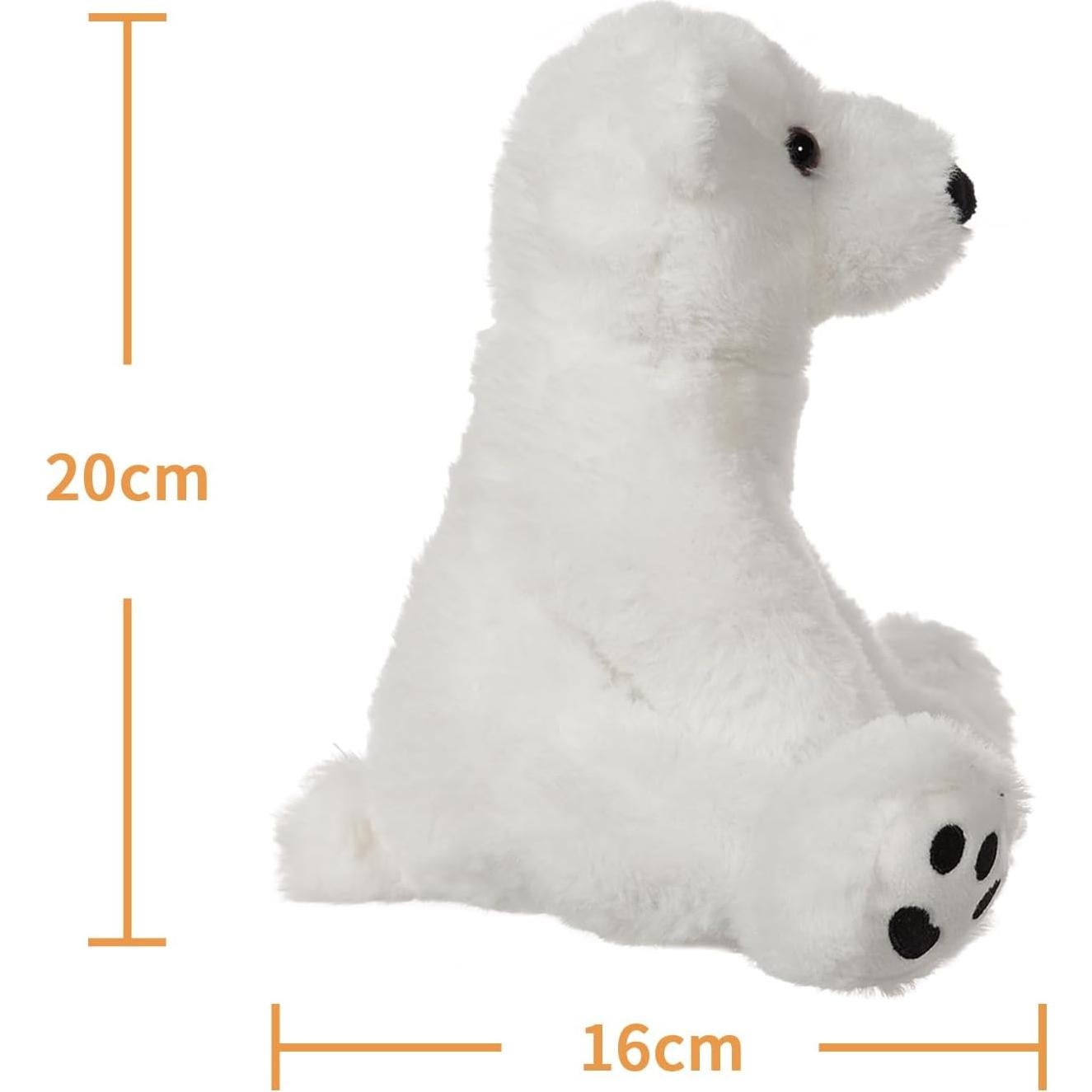Oso Polar de Peluche Apricot Lamb 20 cm - Regalo para Niños