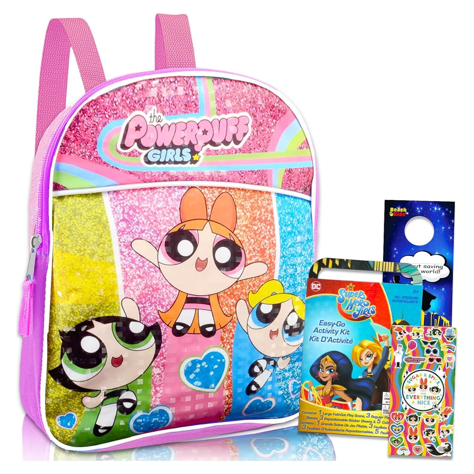 Mochila Escolar Mini Chicas Superpoderosas 27.94 cm - 3 Piezas