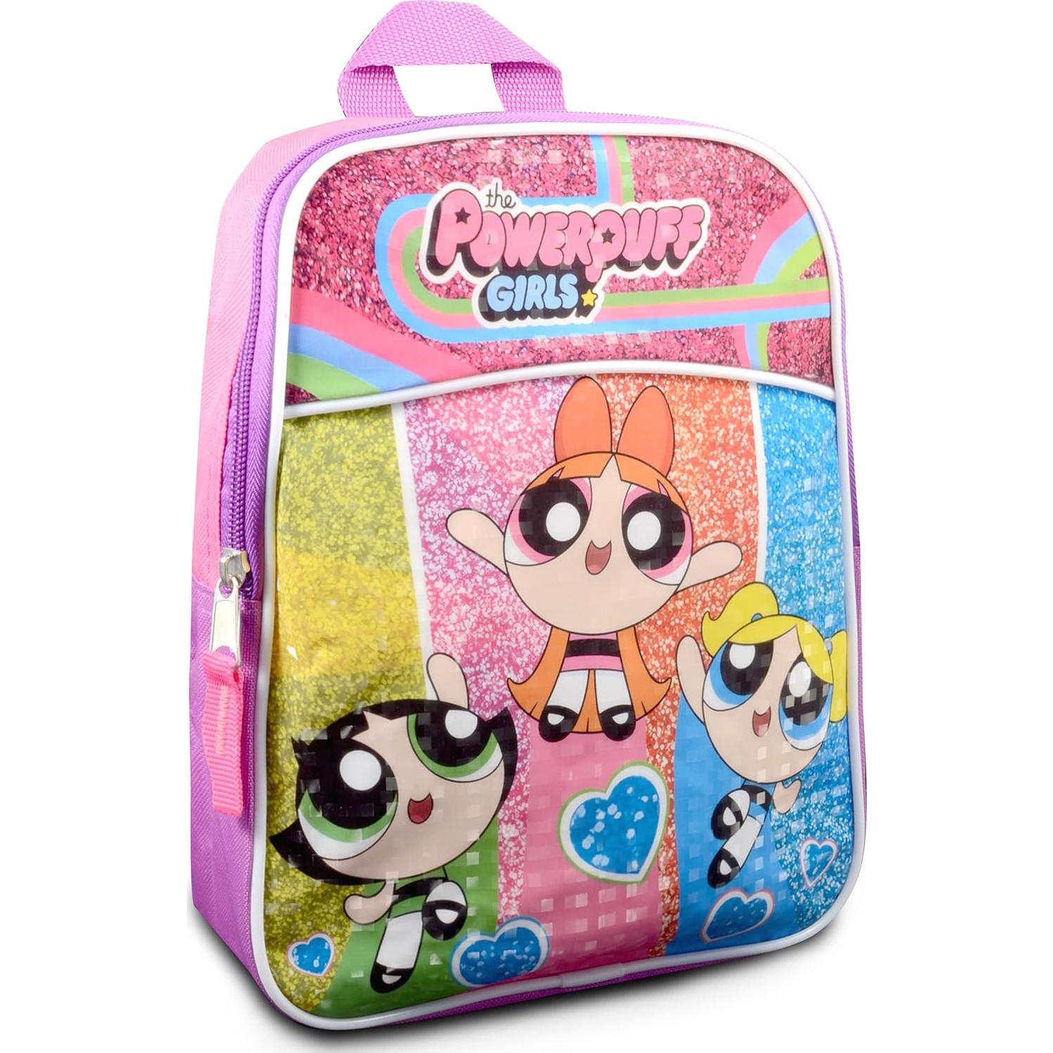 Mochila Escolar Mini Chicas Superpoderosas 27.94 cm - 3 Piezas