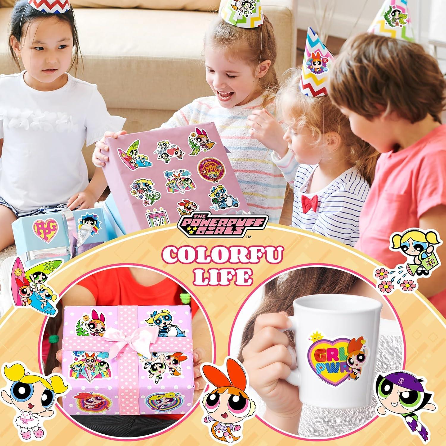 Pegatinas de Las Chicas Superpoderosas Charon 50PCS Impermeables