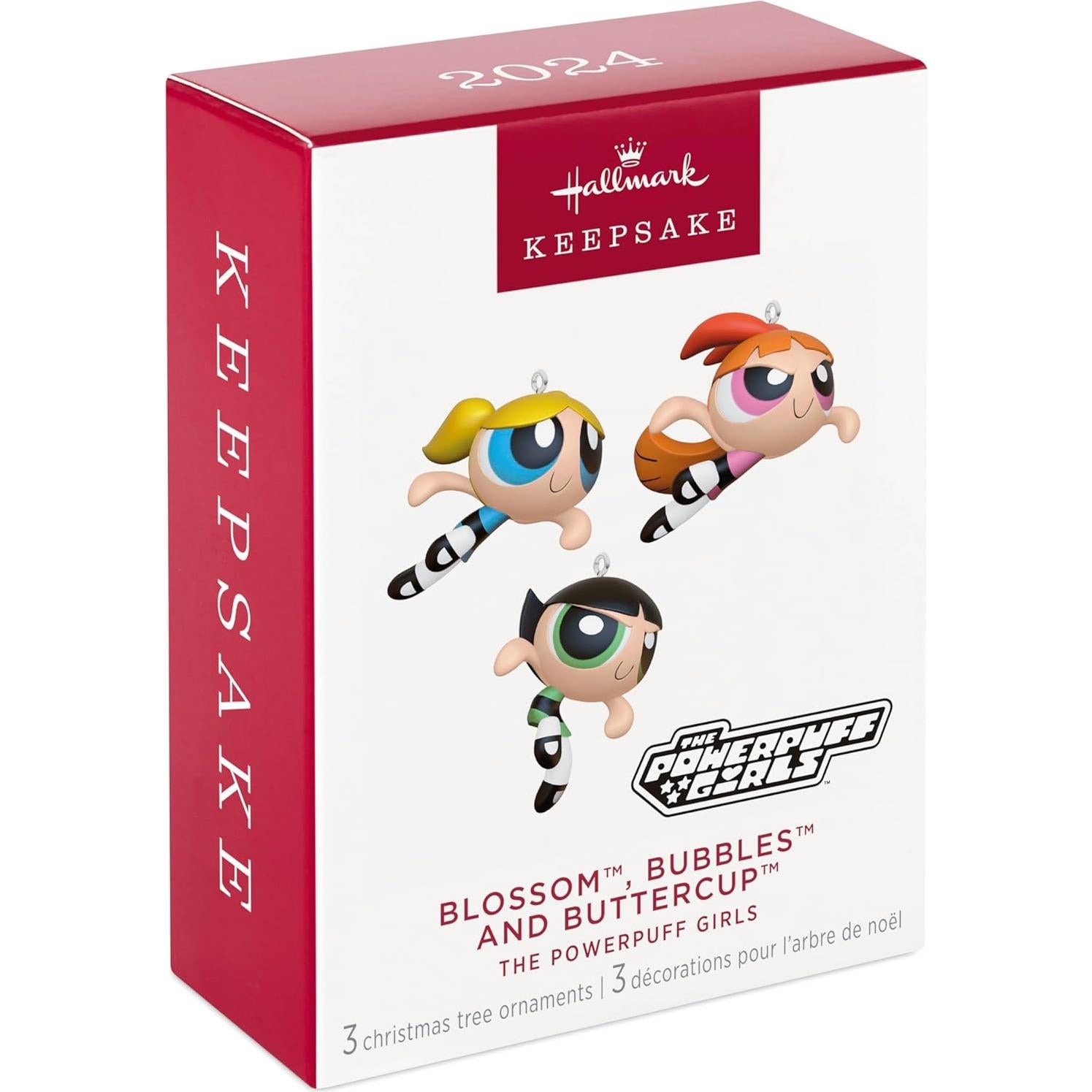 Adornos Navideños Hallmark Keepsake 2024 Set 3 Chicas Superpoderosas