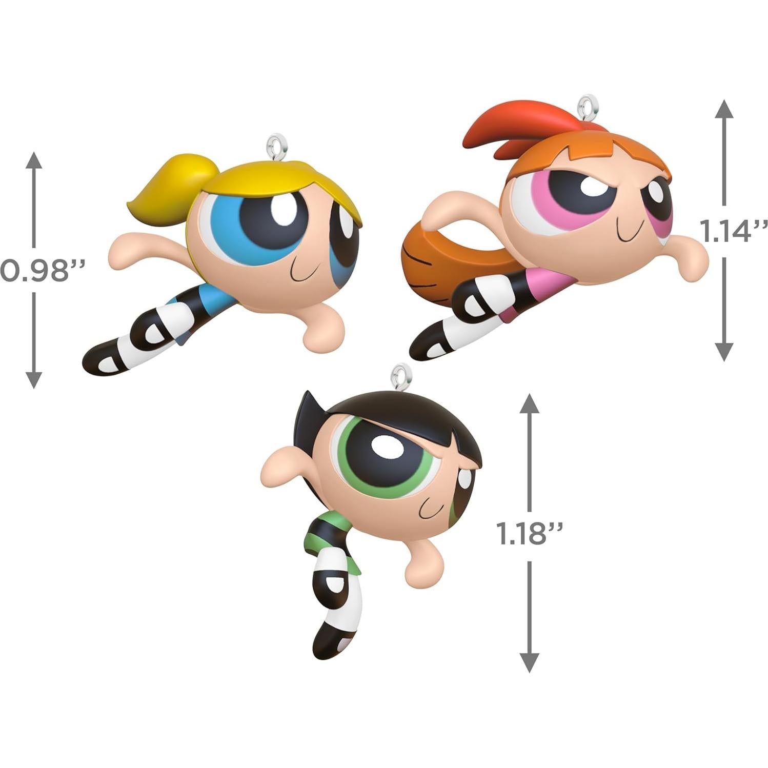 Adornos Navideños Hallmark Keepsake 2024 Set 3 Chicas Superpoderosas