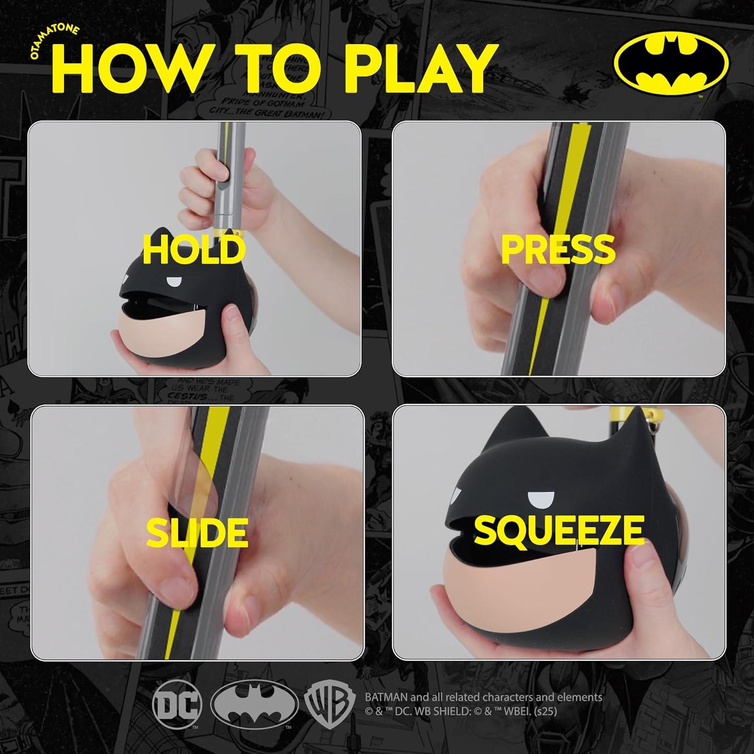 Otamatone Deluxe Batman - Instrumento Musical Electrónico