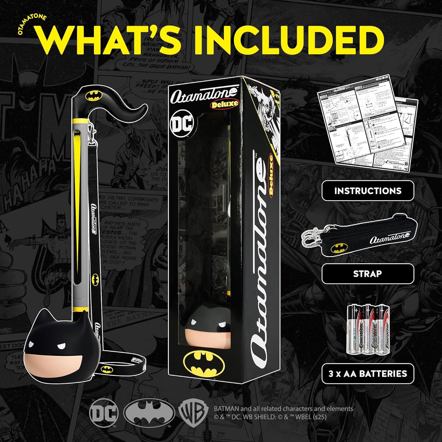 Otamatone Deluxe Batman - Instrumento Musical Electrónico