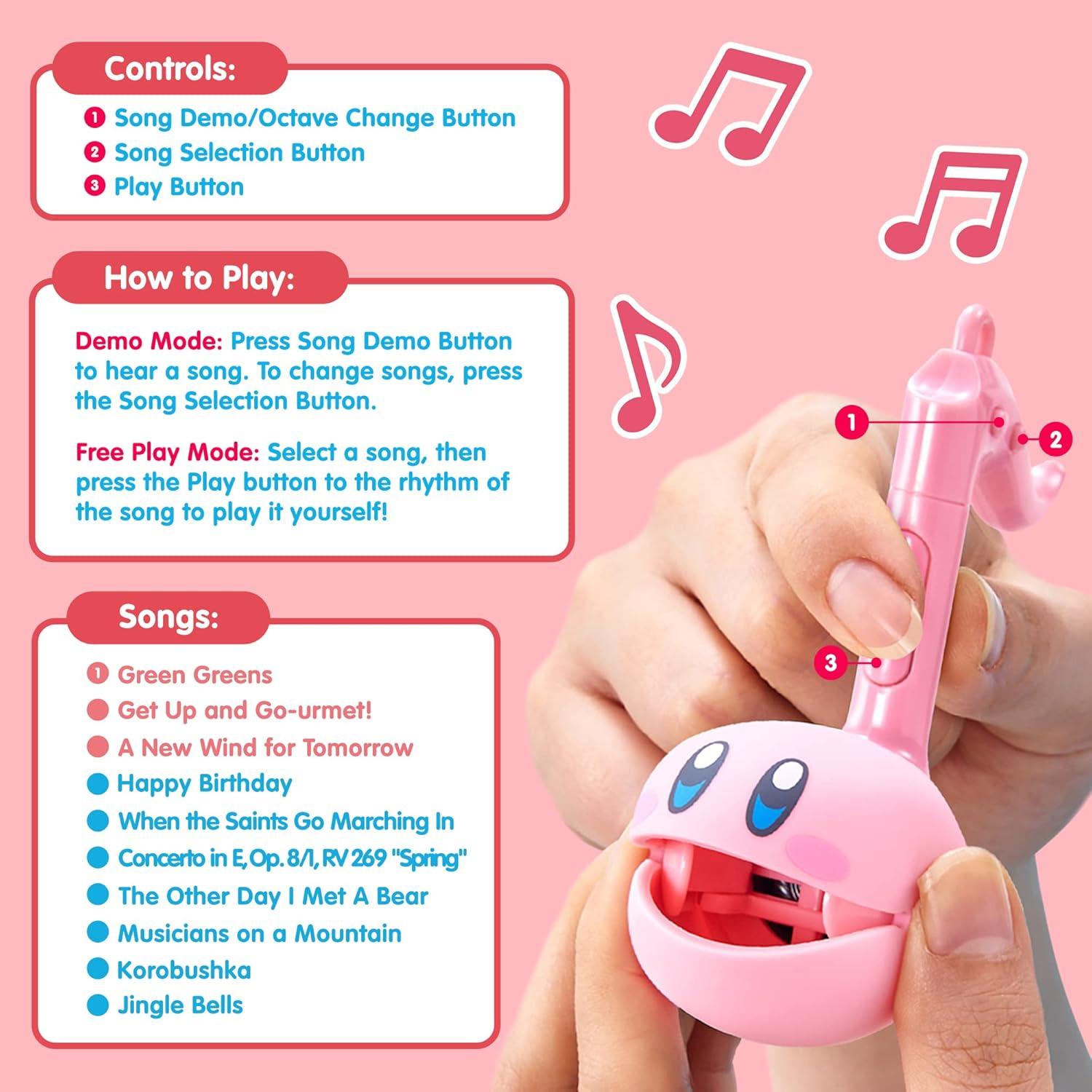 Otamatone Musical Electrónico Kirby Regular + Melodía 2 Piezas