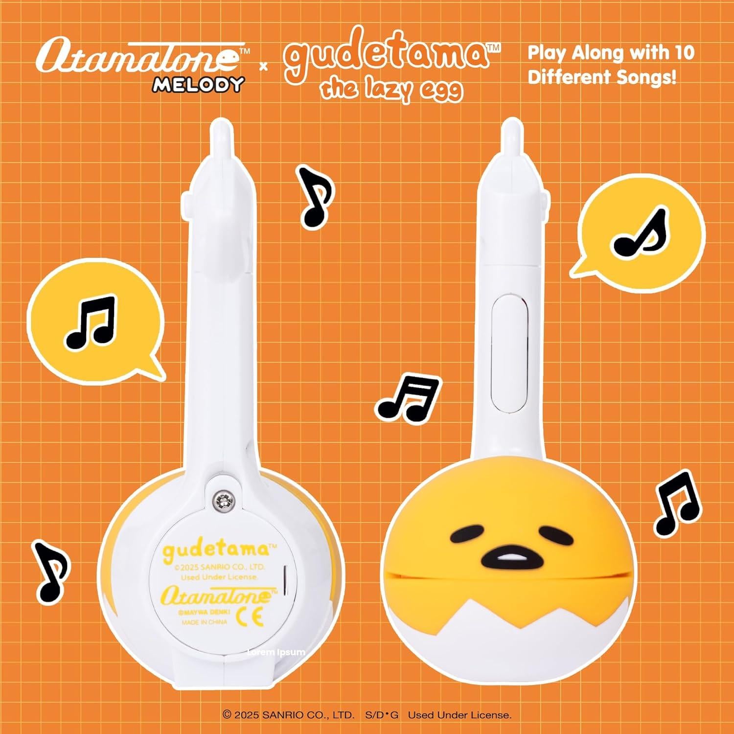 Otamatone Melodía Gudetama Mini Juguete Musical Portátil