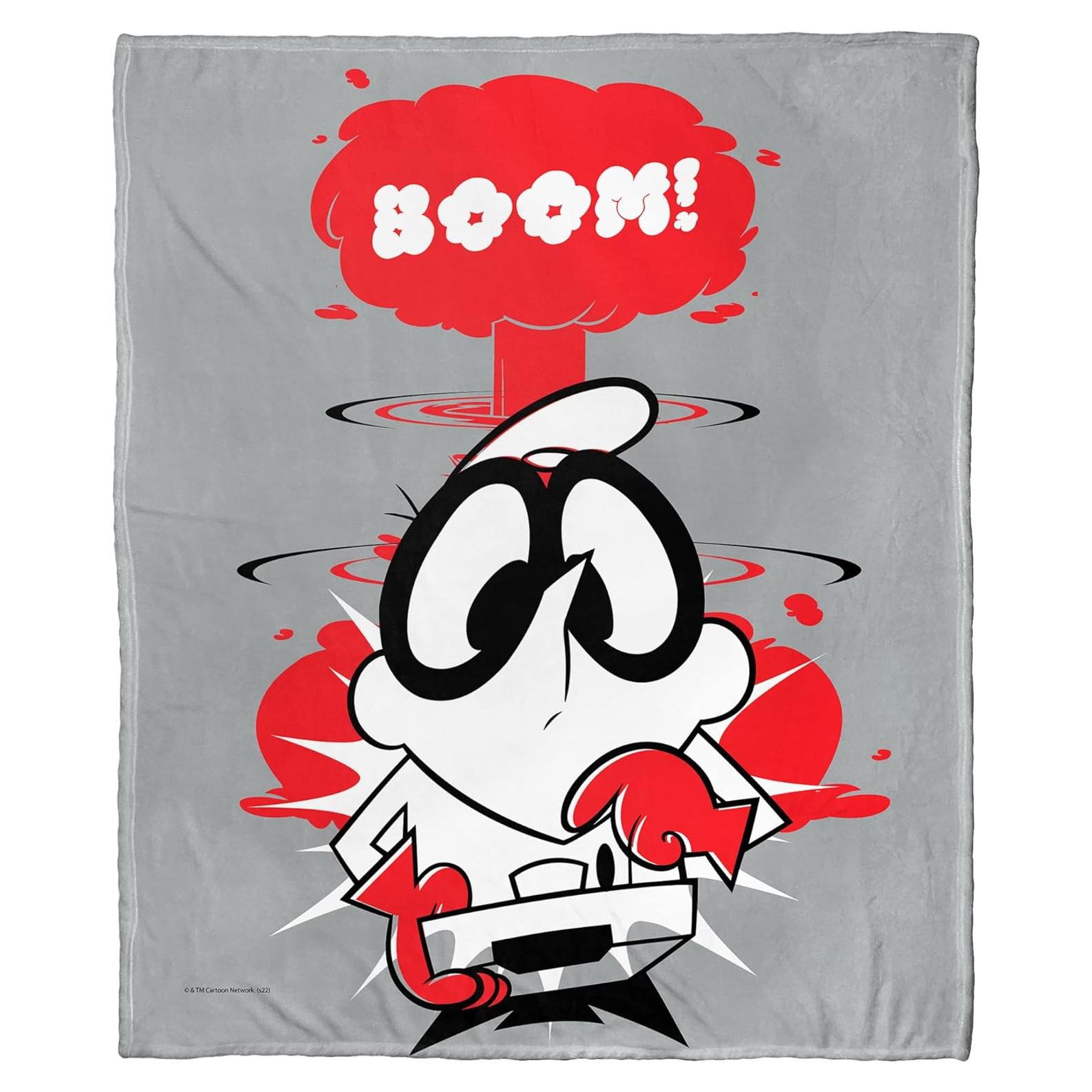 Manta de Toque de Seda Northwest Dexter's Lab 127x152 cm Boom