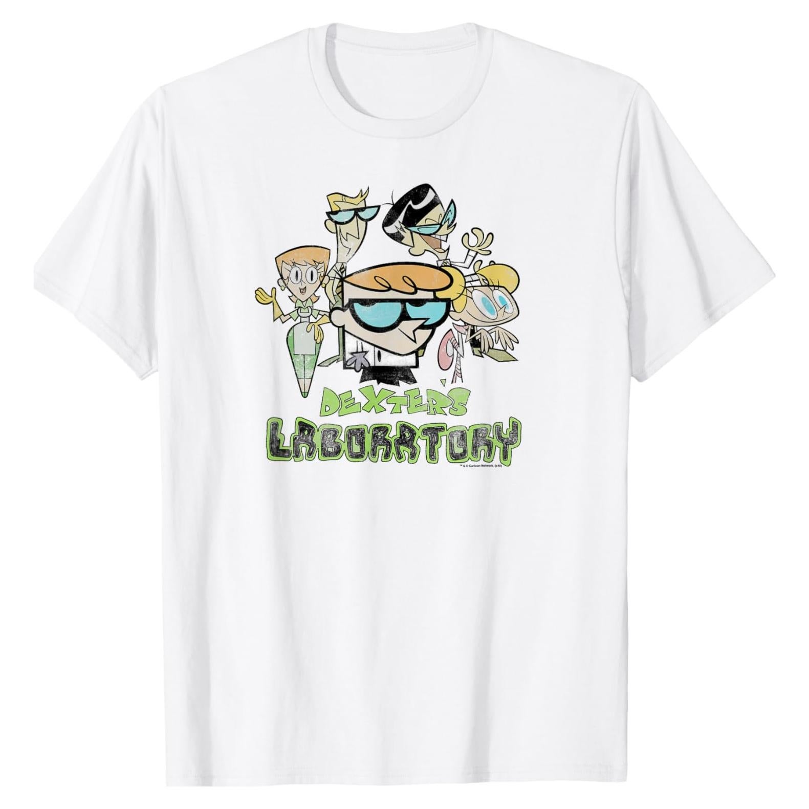 Camiseta Vintage Hombre Cartoon Network El Laboratorio de Dexter