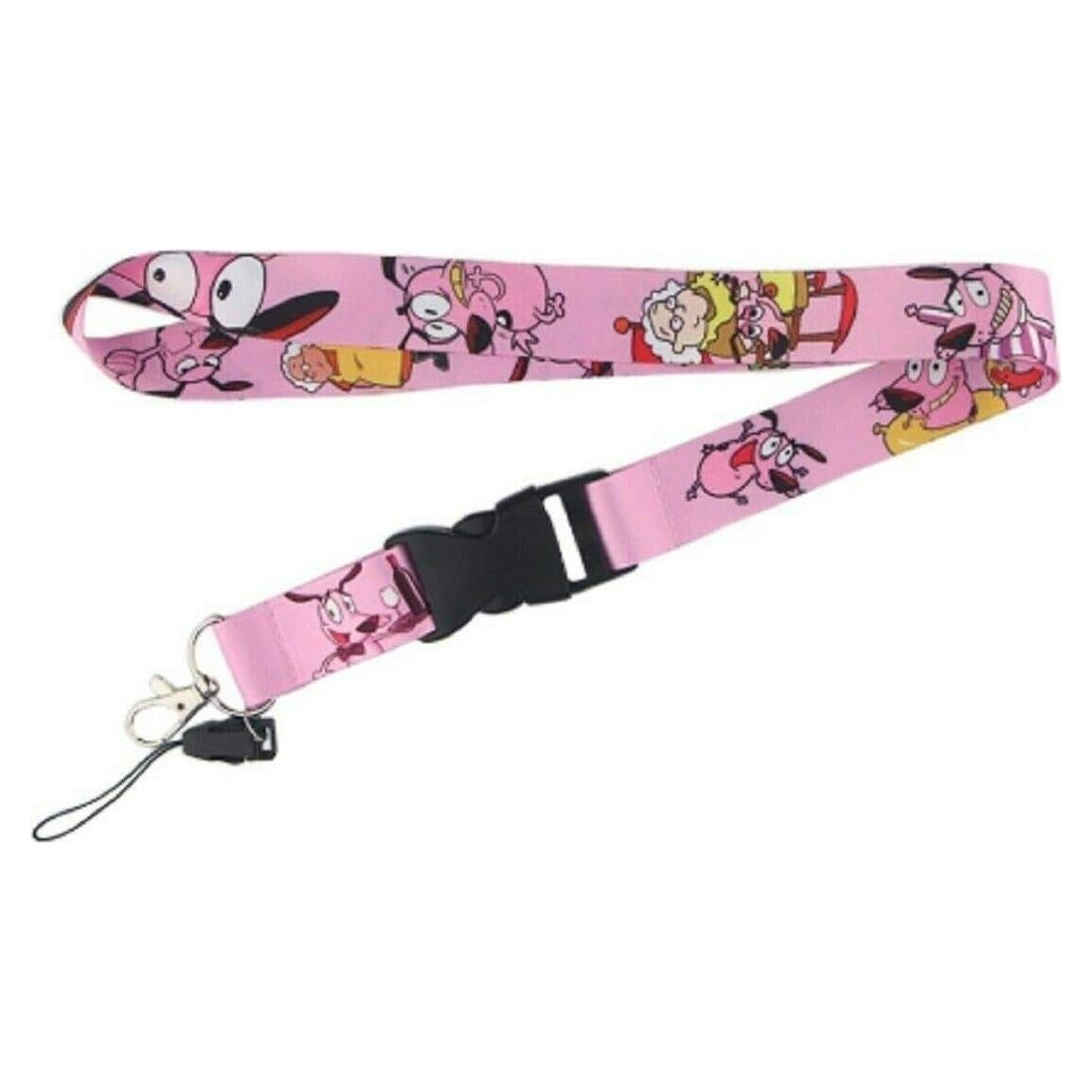 Llavero de seguridad Coraje el Perro Cobarde multicolor