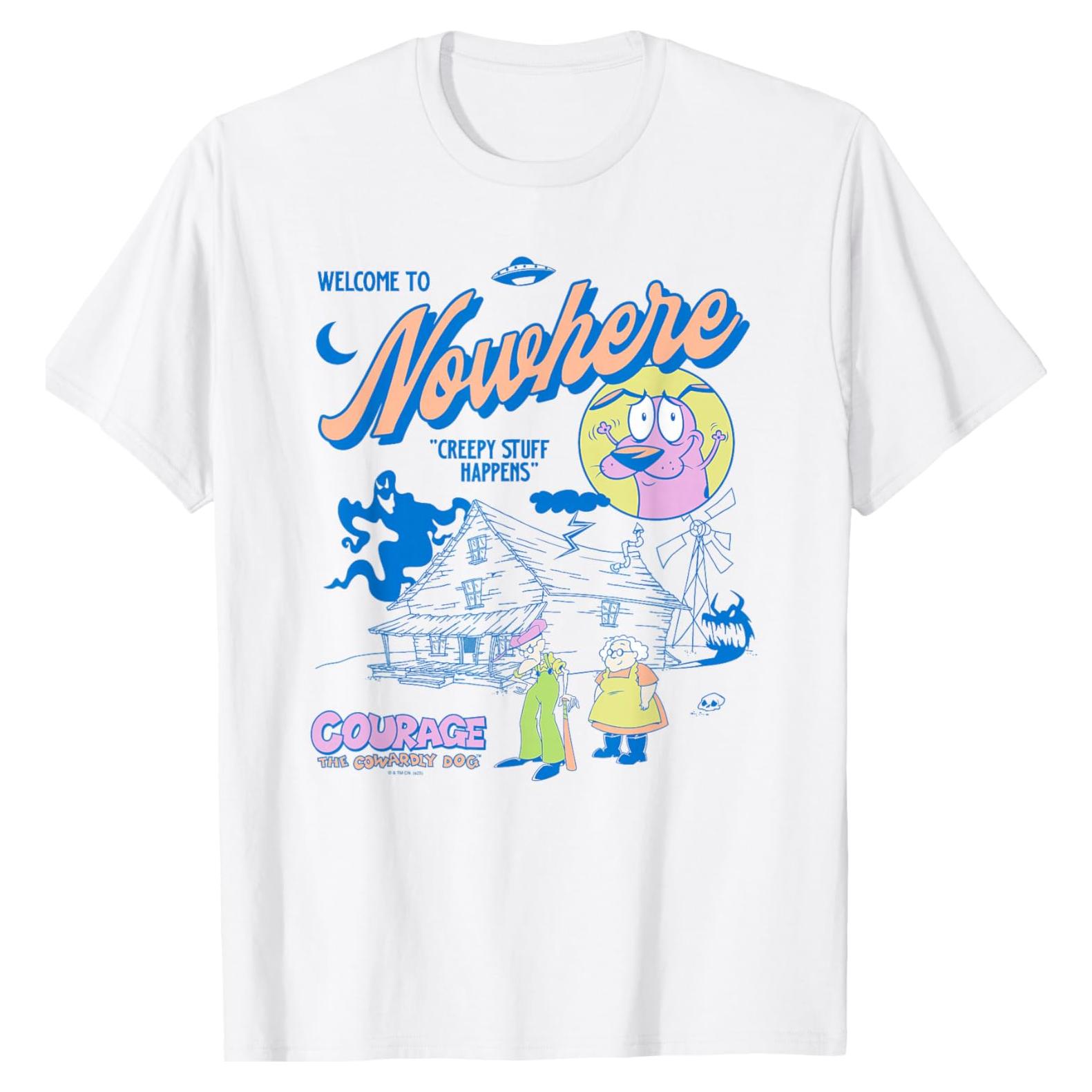 Camiseta Courage el Perro Cobarde Hombre 136g