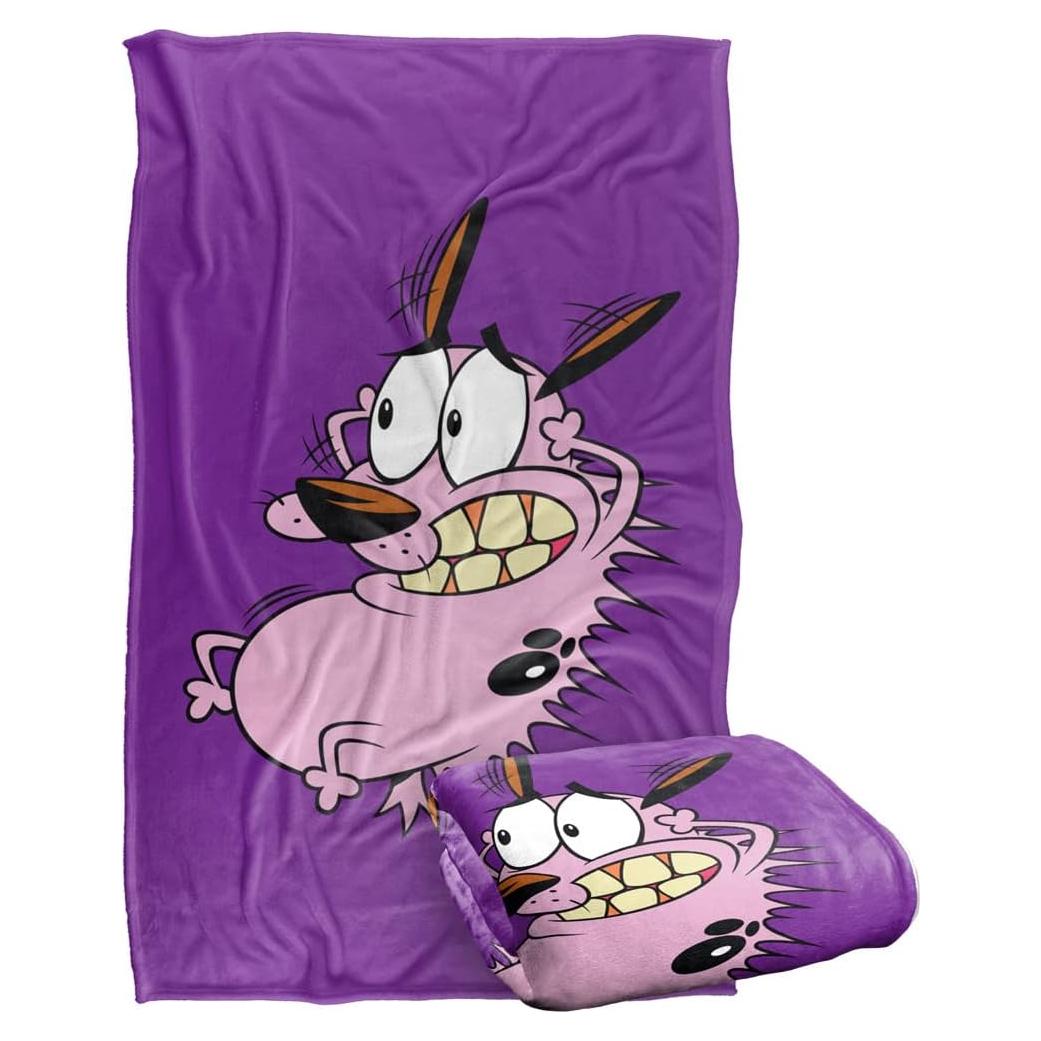 Manta de Microfibra LOGOVISION 91x147 cm - Courage The Cowardly Dog
