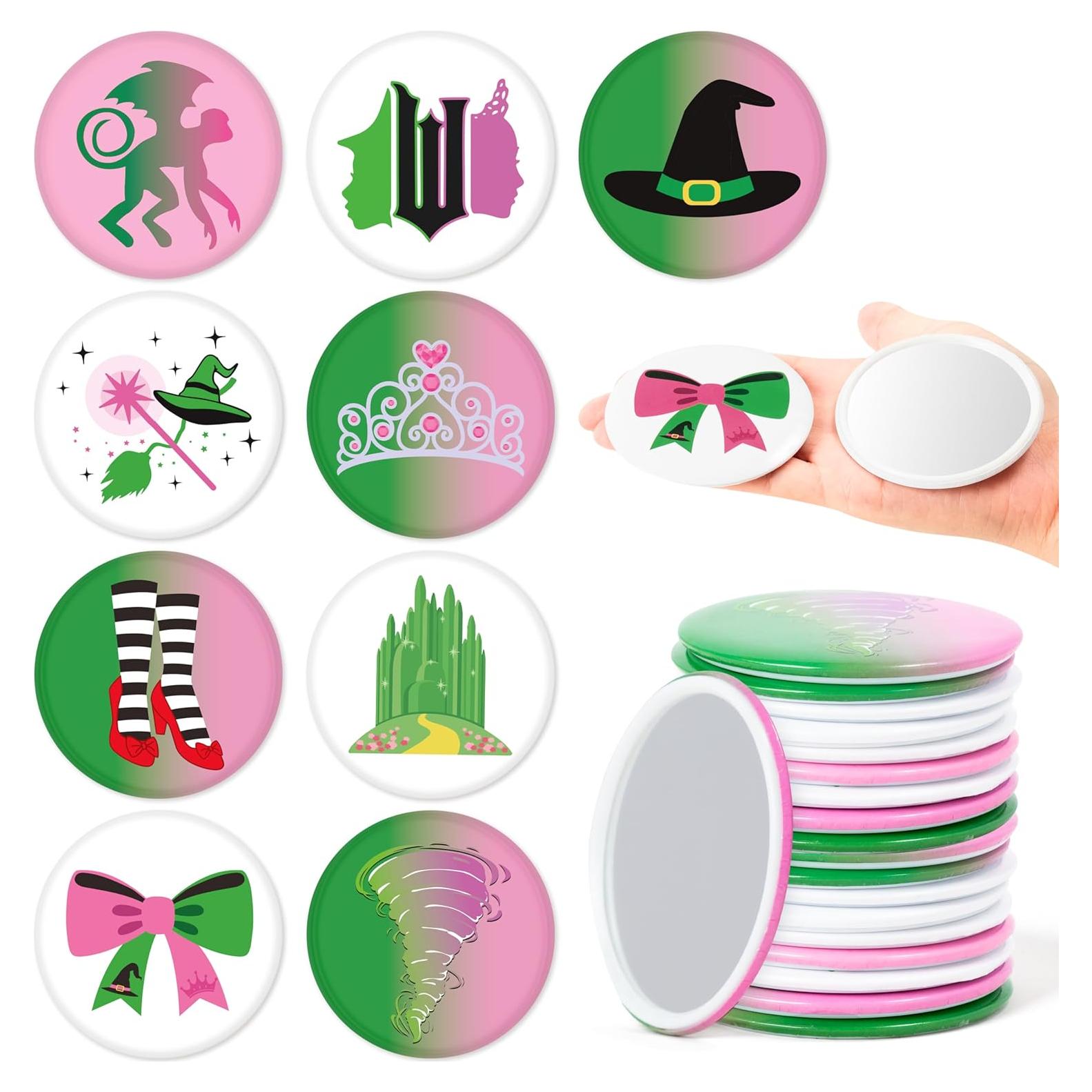 Set de 36 Espejos Compactos Laffact - Diseño Mágico de Bruja