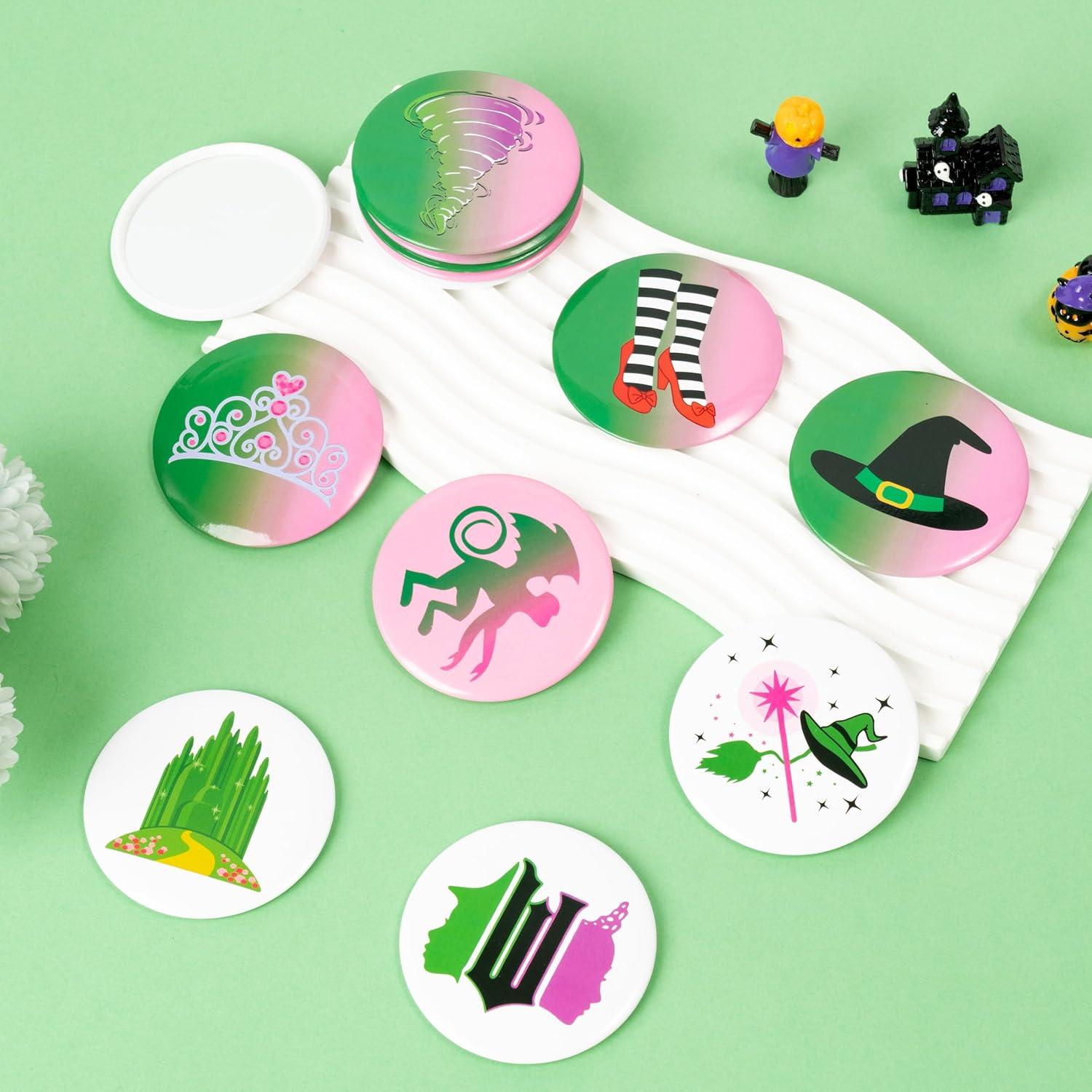 Set de 36 Espejos Compactos Laffact - Diseño Mágico de Bruja