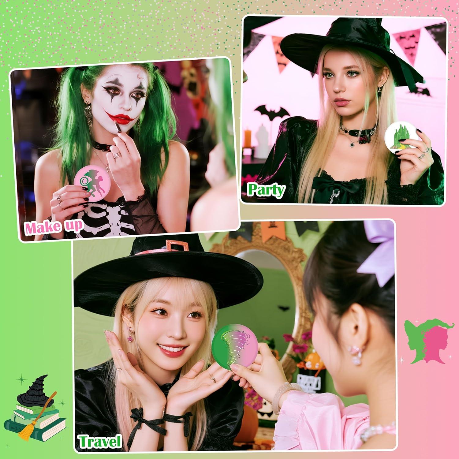 Set de 36 Espejos Compactos Laffact - Diseño Mágico de Bruja