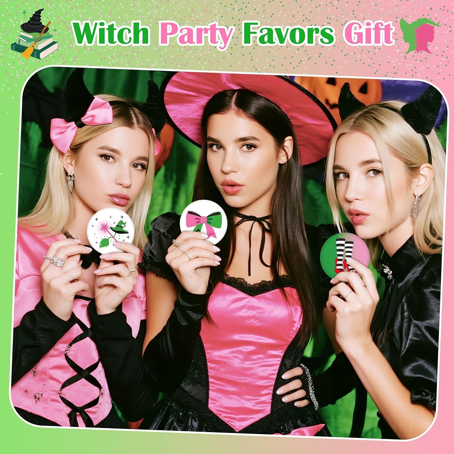 Set de 36 Espejos Compactos Laffact - Diseño Mágico de Bruja