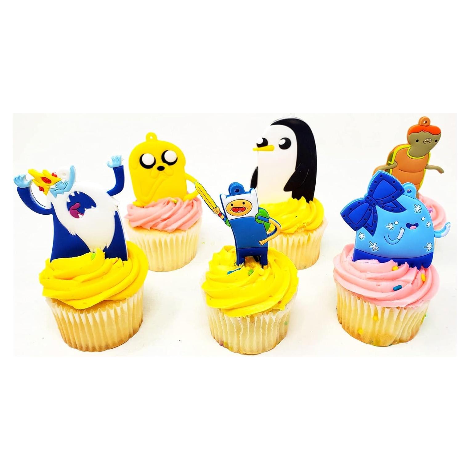 Juego de Decoraciones para Cupcakes Hora de Aventura