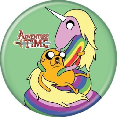 Conjunto de 4 Botones Coleccionables Ata-Boy Adventure Time