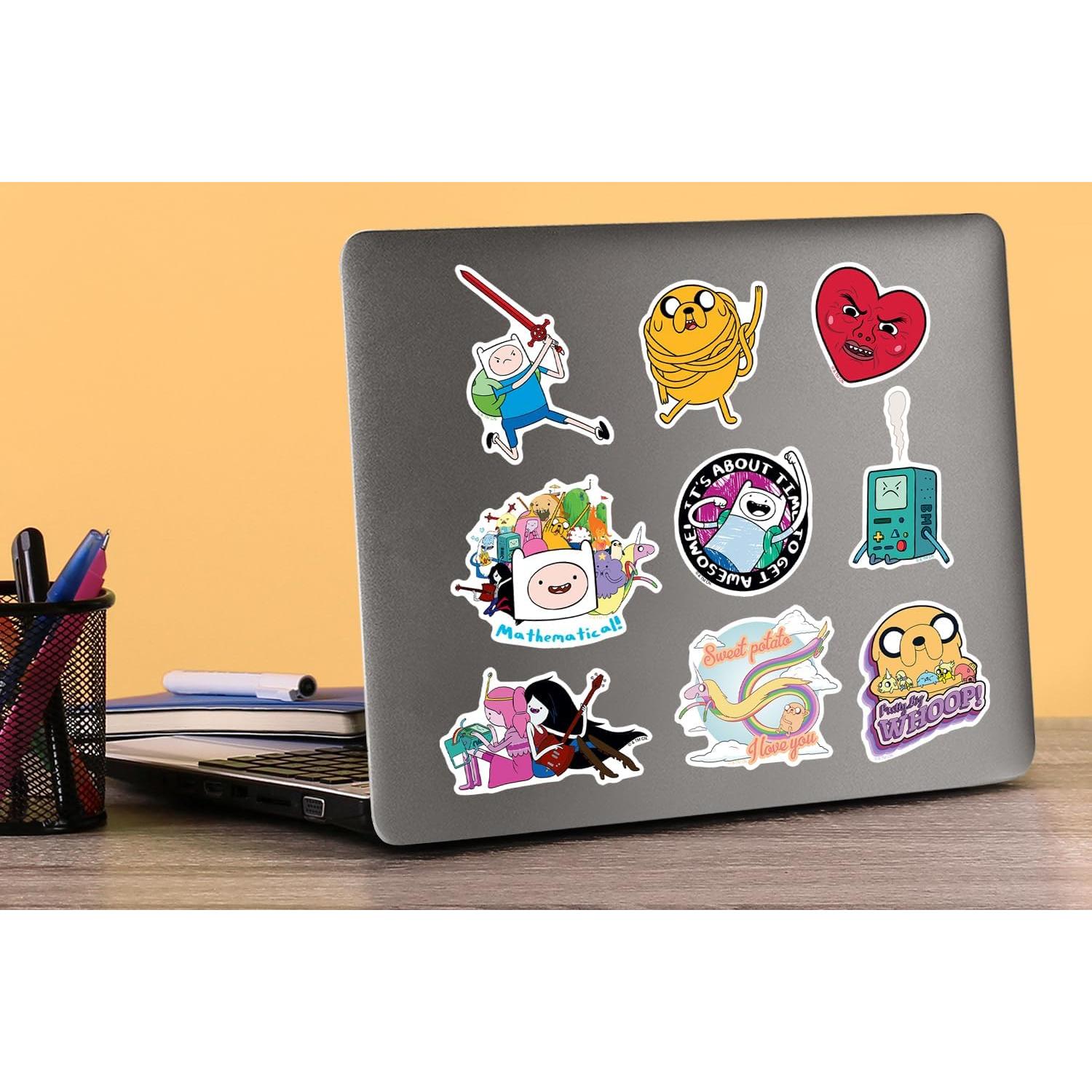 Calcomanías de Vinilo Hora de Aventura - Paquete de 50 Unidades