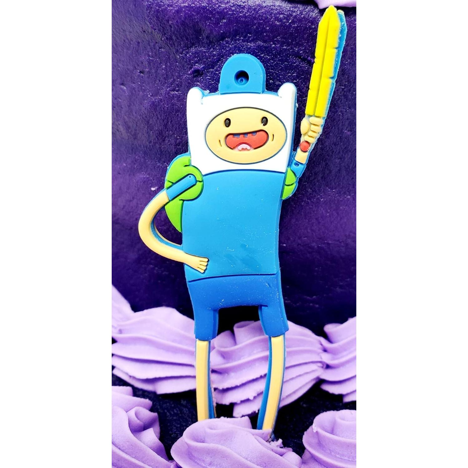 Juego de Adornos para Pastel Hora de Aventura Finn y Jake