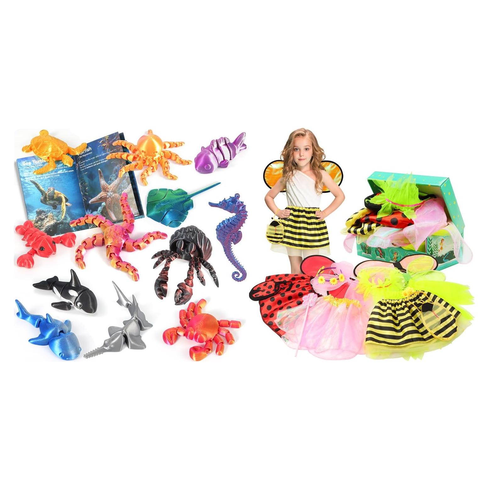 Tronco de Vestir Princesa Toycost con 4 Disfraces y Animales 3D