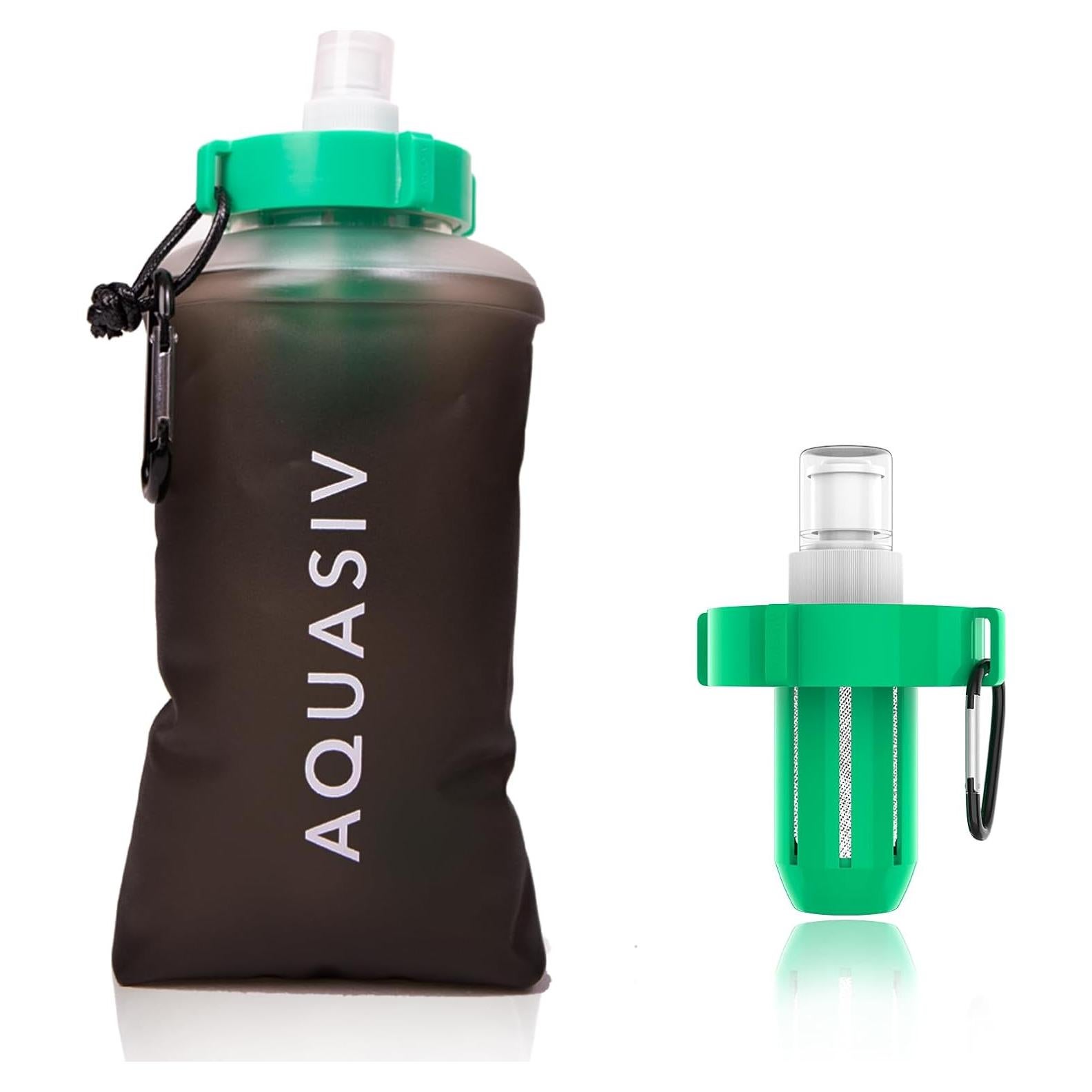 Kit de Filtro de Agua Portátil AQUASIV Basecamp - 1L/min