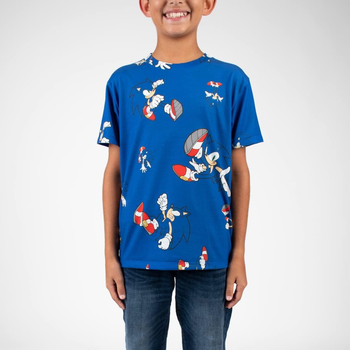 Conjunto de 4 Camisetas Sonic the Hedgehog para Niños
