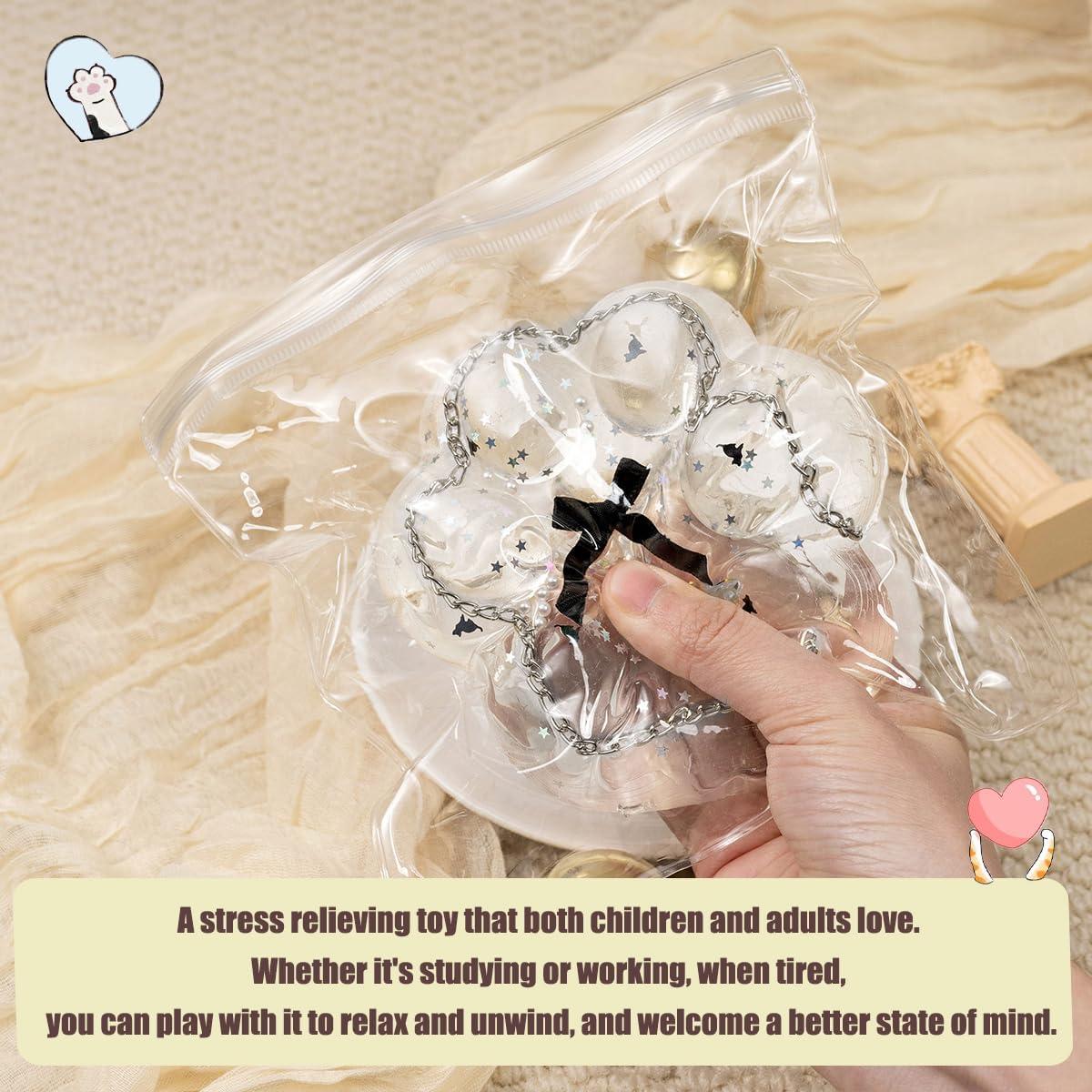 Juguete Squishy Patita de Gato Grande Hunfuther 12x12cm