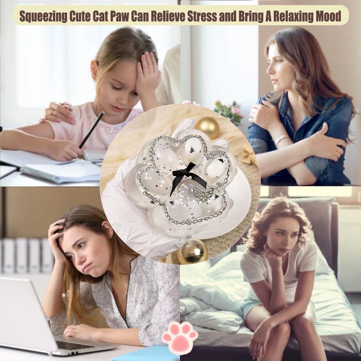 Juguete Squishy Patita de Gato Grande Hunfuther 12x12cm