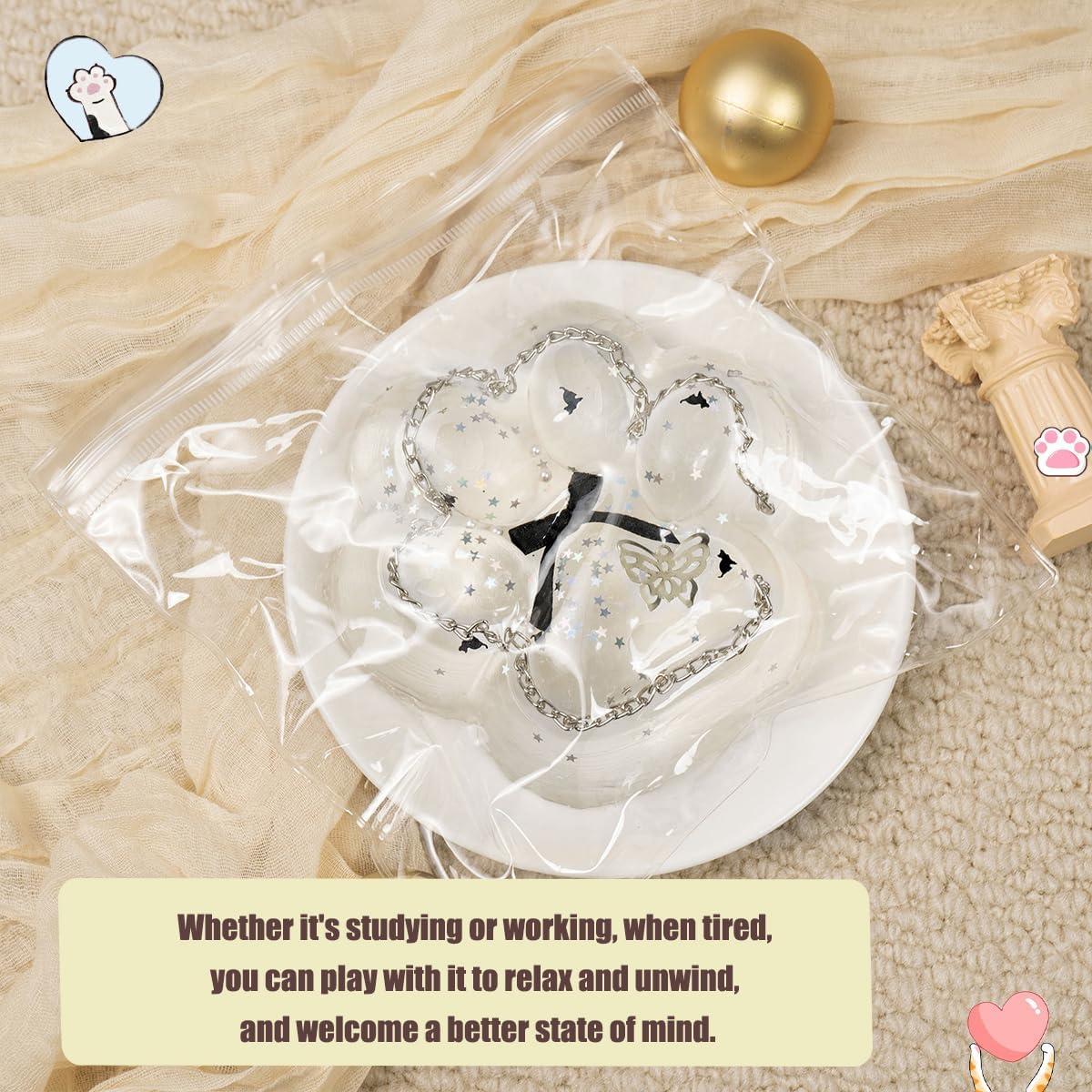 Juguete Squishy Patita de Gato Grande Hunfuther 12x12cm