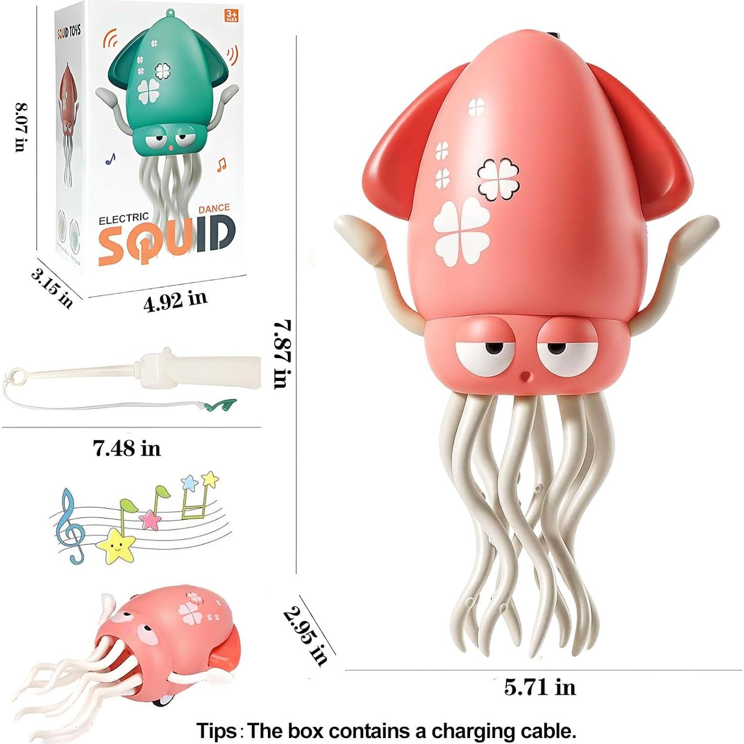 Juguete de Pulpo Eléctrico Interactivo XICHEN 20.7 cm