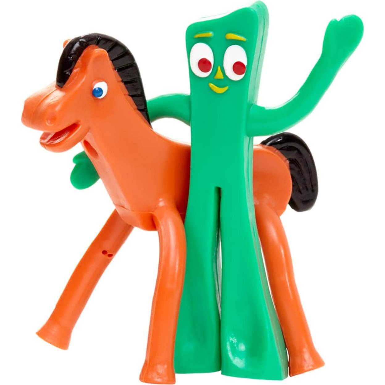 Figura flexible Gumby y Pokey NJ Croce 12.7x15.2cm