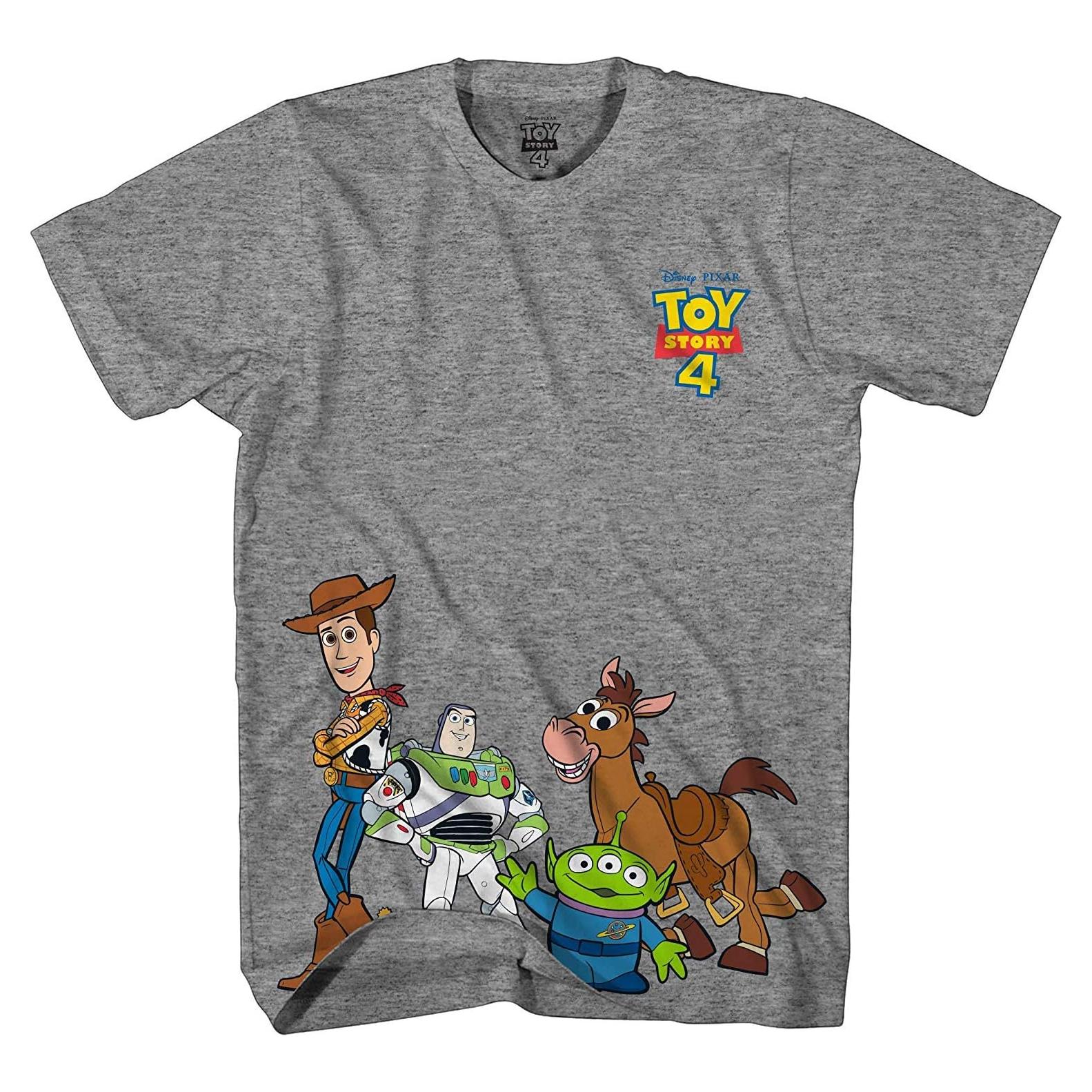 Camiseta Disney Toy Story para Hombres Adultos - Gris Jaspeado