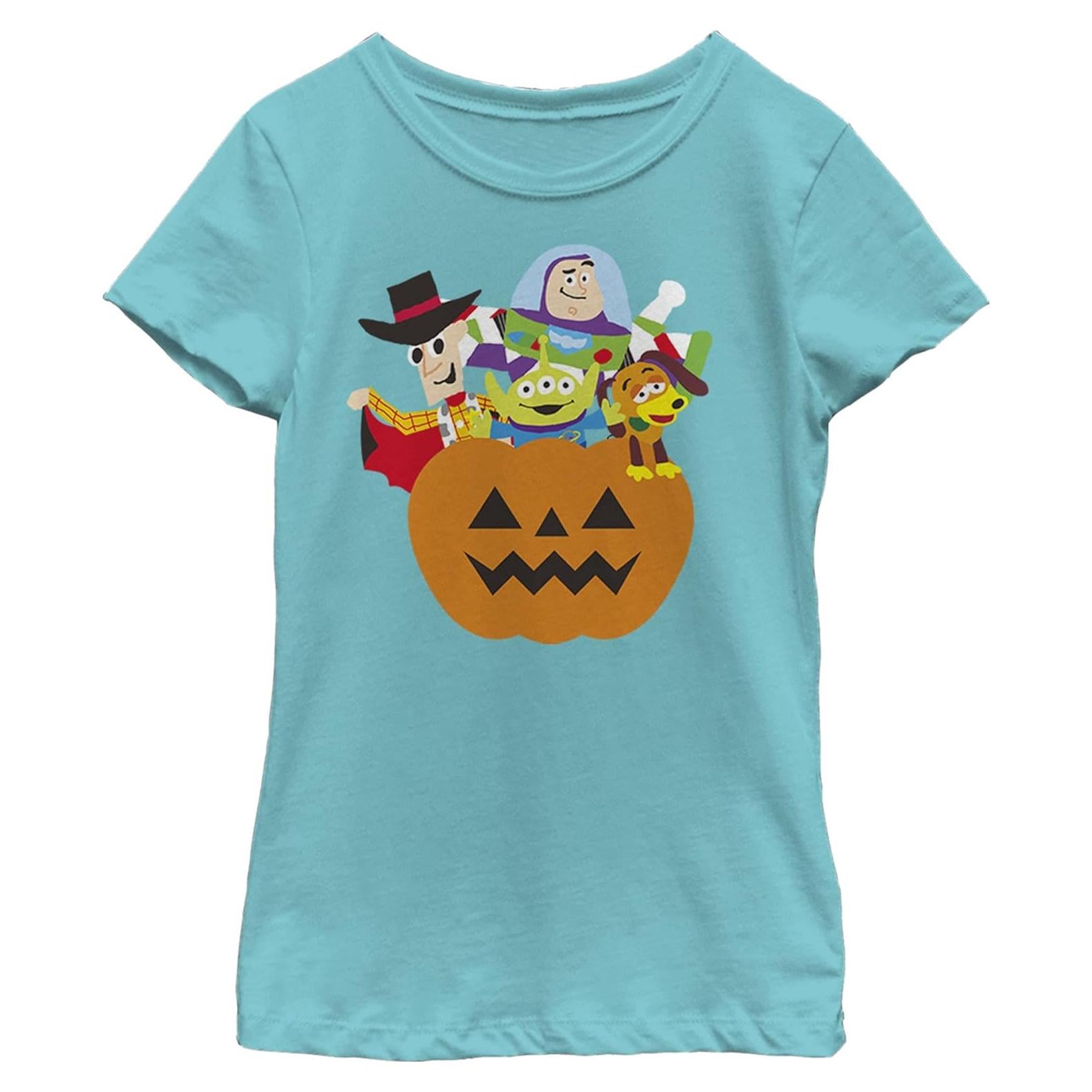 Camiseta Halloween Niñas Toy Story - Woody, Buzz, Azul XG