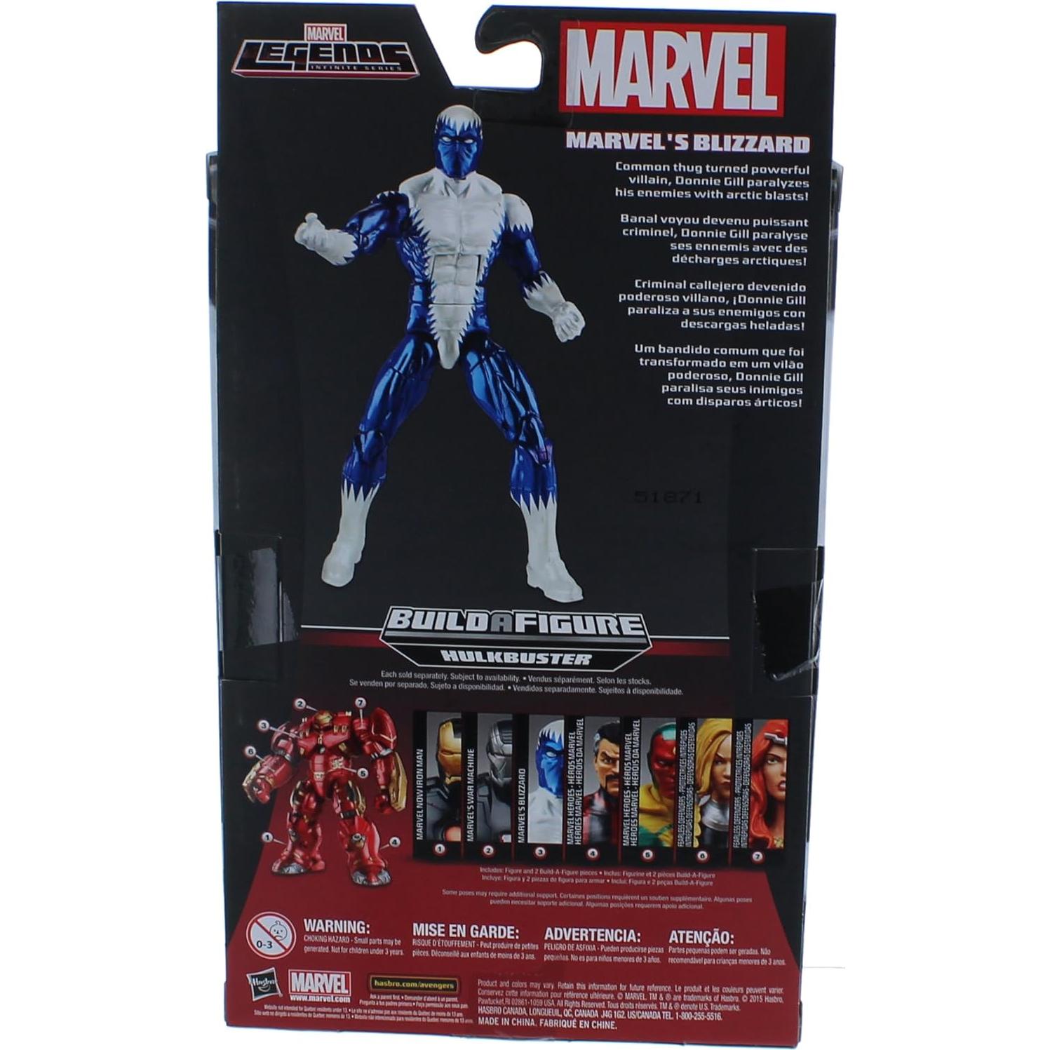 Figura Marvel Legends Blizzard 15.24 cm Hasbro